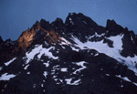 mountain above Glaciar Los Perros
