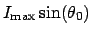 $I_{\mathrm{max}}\sin(\theta_0)$
