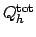$Q_h^{\mathrm{tot}}$