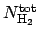 $N_{\mathrm{H_2}}^{\mathrm{tot}}$