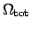 $\Omega_{\mathrm{tot}}$
