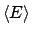 $\left<E\right>$