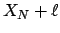 $X_N+\ell$