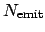 $N_\mathrm{emit}$